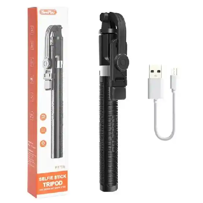 Neepho P170S Selfie Stick Tripod, Metal, Smartphones with Bluetooth Multifunction Remote Shutter